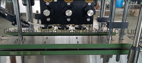 Oil Linear Capping Machine Automatic Honey Sauce Paste Cream Glass Jar Capping Machine